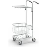 Kongamek majhen transportni voziček, 1 polica, 1 košara, nosilnost 35 kg Cene