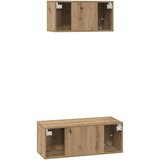 vidaXL Set TV omar 2 pcs artisan hrast 80 x 30 x 30 cm Konstruiran les | Shoptok.si