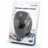 Gembird MUSW-6B-02 black, ergonomska brezžična miška | Shoptok.si