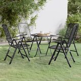  5-dijelni vrtni blagovaonski set ekspandirani metal antracit | shoptok.hr