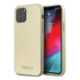  Maska za telefon za iPhone 12/12 Pro 6.1 Guess Hc PC/TPU Iridescent (GUHCP12MIGLGO), Zlatna | Eponuda.com