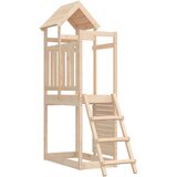  Igraći Toranj Smeđa 110,5 x 52,5 x 214 cm Čvrsto borovo drvo | shoptok.hr