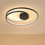  Brilagi- LED prigušiva stropna svetiljka TWISTER LED/75W/230V Ø 70 cm crna +daljinski upravljač | Eponuda.com