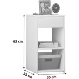 MID.YOU nočna omarica sledo maxi, oreh | Shoptok.si