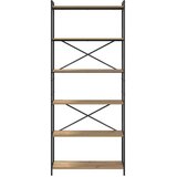  Polica Umjetnički hrast 80 x 30 x 189,5 cm Konstruirano drvo | Eponuda.com