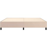  Kreveta s oprugama boja cappuccina 200x200cm umjetna koža | shoptok.hr