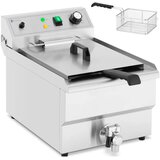 Royal Catering commercial electric fryer with drain tap - 13L capacity, 3000W power, (21740366) Cene