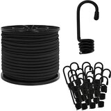  Bungee užadi s kukama 10 mm Crna PP i guma | shoptok.hr