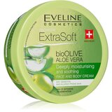 Eveline Extra Soft vlažilna in pomirjujoča krema za občutljivo kožo Bio Olive & Aloe Vera 175 ml | Shoptok.si