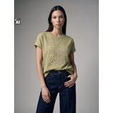 Sinsay Pamučna majica kratkih rukava s vezom | shoptok.hr