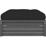  Vrtni tabure sivi 120 x 80 cm od masivne borovine | shoptok.hr