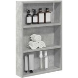  Kopalna stenska omarica s polico Beton Siva 40 x 10 x 60,5 cm, (5000233181) | Shoptok.si
