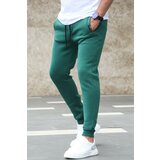 Madmext Sweatpants - Green - Slim Cene