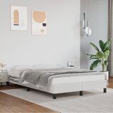  The Living Store Posteljni okvir bel 120x190 cm umetno usnje - Posteljni Okvir, (21446407) Cene