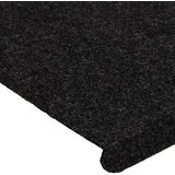 vidaXL Samolepilne podloge za stopnice 30 kosov črna 65x24,5x3,5 cm | Shoptok.si