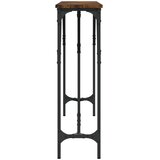  Konzolni stol boja hrasta 140x23x75 cm od konstruiranog drva | shoptok.hr