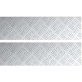  Aluminijski reljefni profili 2 kom Protuklizni 70x20 cm | shoptok.hr