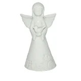 DENIS Keramički ukras Anđeo 12,5x6,5x4,5 cm beli