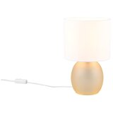 Tri O Bijela/u zlatnoj boji stolna lampa s tekstilnim sjenilom (visina 29 cm) Vela – | shoptok.hr