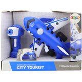 Lean Toys upravljani odvijač RC avion plavi 2u1 | shoptok.hr