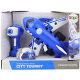Lean Toys Vrteče letalo, daljinsko vodeno, izvijač 2 v 1 | Shoptok.si