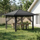 Gazebo s 4 bočne strane Svjetlosiva i antracit - Svjetlosiva i antracit s 4 bočna zida Cijene