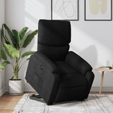 Maison Chic Električni naslanjač - Relax naslanjač s funkcijo vstajanja črn, (22062684) | Shoptok.si