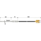 B+B Thermo-Technik Potopno tipalo B+B Thermo-Technik MTE 1xK NL 500 -100 do 1000 °C K, (20634134) Cene