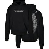 MT Upscale Fingerprint Ultraheavy Oversize Hoodie black Cene