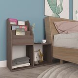  Stalak za dječje časopise sivi i hrast 71 x 30 x 78,5 cm drveni | shoptok.hr