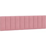 Maison Chic Posteljno vzglavje - Vzglavna omarica - Vzglavna stranica roza 180 cm žamet, (21704349) | Shoptok.si