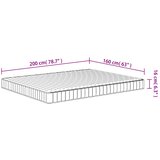  Madrac od pjene srednje mekani 160x200 cm | shoptok.hr