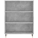  Visoka komoda siva betona 69 5x34x180 cm od konstruiranog drva | shoptok.hr