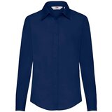Fruit Of The Loom Navy blue women's poplin shirt classic Cijene