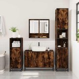  4-dijelni set kupaonskog namještaja boja hrasta drveni | shoptok.hr
