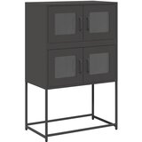 Maison Chic Visoka omara - Komoda - Predalnik črna 68x39x107 cm jeklo, (21716730) Cene