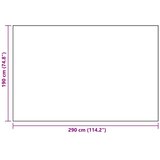 Vanjski tepih ARAKIL bijelo-crni 190 x 290 cm PP | shoptok.hr
