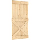 vidaXL Klizna vrata s priborom za montažu 100x210 cm masivna borovina | shoptok.hr