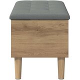  Klupa za odlaganje s jastučićem Hrast artisan 82 x 42 x 46 cm | shoptok.hr