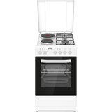 Heinner hfsc-s56e2hswh 2xstruja/2xgas/50cm Kombinovani šporet u
