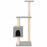  Penjalica za mačke sa stupovima za grebanje svjetlosiva 104 cm | shoptok.hr