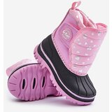 Lee Cooper Children's Velcro Snow Boots Pink | Shoptok.si