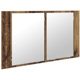  Kupaonski ormar s ogledalom Zidne Staro drvo 80 x 12 x 45 cm | shoptok.hr