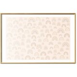  Plakat - Pastel Rainbows 90x60 Zlatni okvir s margom | shoptok.hr