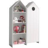 Vipack Bela odprta otroška garderobna omara 115x171,5 cm CASAMI – Cene
