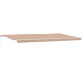 vidaXL Avtomatska retraktibilna tenda z večbarvnimi črtami, 600x300 cm | Shoptok.si