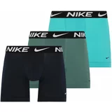 Nike Športne spodnjice voda / zelena / črna / pegasto bela