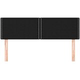  Uzglavlja 2 kom crna 72 x 5 x 78/88 cm od tkanine | shoptok.hr