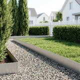  Ograda oko Travnjaka 5 m x 15 cm Pocinčani čelik Srebrna | shoptok.hr