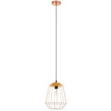 Eglo 54679 - led luster na sajli natur 1xE27/4W/230V u boji bakra | Eponuda.com